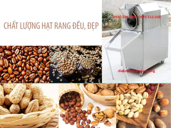 Giới thiệu máy rang hạt tại Điện máy Thăng Long