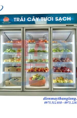 Tủ mát trưng bày hoa quả 3 cánh kính KINCOOL