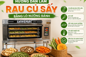 Hướng Dẫn Làm Rau Củ Sấy Bằng Lò Nướng Bánh