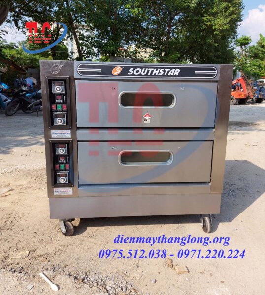 lo nuong 2 tang dien 4 khay