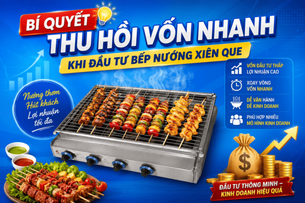 bep nuong thit xien que