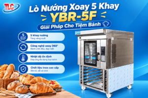 Lò Nướng Xoay 5 Khay YBR-5F – Giải Pháp Cho Tiệm Bánh